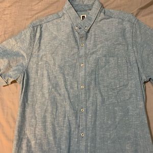 Howe Light Blue Collared Shirt - XL